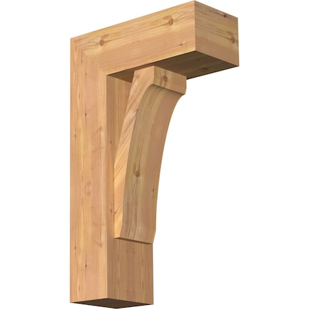 Legacy Block Smooth Bracket W/ Offset Brace, Western Red Cedar, 7 1/2W X 18D X 30H